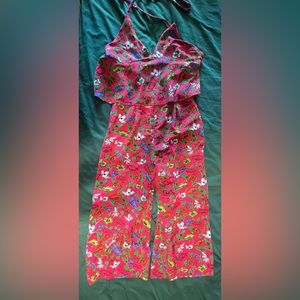 ZARA Floral Jumpsuit